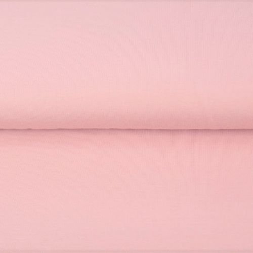 Bord côte tubulaire rose layette 