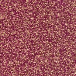 Tissu maille bouclettes bordeaux/moutarde 65%pes/31%pan/4%wo